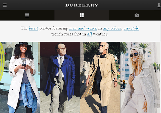 UGC: Burberry